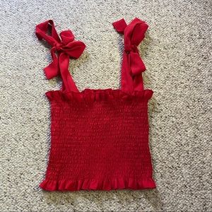 Red Cami tank top